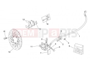 APRILIA SCARABEO 2000 Scarabeo 100 2T (Minarelli) FRAME » Front brake caliper