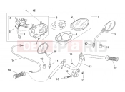 APRILIA SCARABEO 2000 Scarabeo 100 2T (Minarelli) FRAME » Handlebar - Dashboard