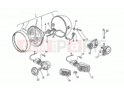 MOTOGUZZI California III 1000 Iniezione Headlight-Horn