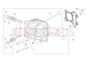 APRILIA SCARABEO 2007 Scarabeo 100 4T ENGINE » Cylinder head - valves