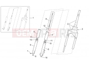 APRILIA SCARABEO 2007 Scarabeo 100 4T FRAME » Front fork