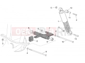 APRILIA SCARABEO 2007 Scarabeo 100 4T FRAME » R.shock absorber-connect. Rod