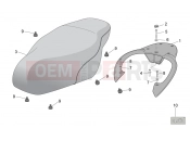 APRILIA SCARABEO 2007 Scarabeo 100 4T FRAME » Seat - Carrier