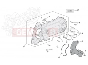 APRILIA SCARABEO 2007 Scarabeo 100 4T ENGINE » Variator cover