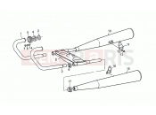 MOTOGUZZI California III 1000 Iniezione Exhaust unit