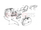 MOTOGUZZI California III 1000 Iniezione Saddlebags-rear bumper