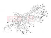APRILIA SCARABEO 2000 Scarabeo 125-150-200 (Rotax) ENGINE » Central semi-crankcase