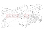 APRILIA SCARABEO 2000 Scarabeo 125-150-200 (Rotax) FRAME » Exhaust unit