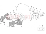 APRILIA SCARABEO 2000 Scarabeo 125-150-200 (Rotax) FRAME » Front body - Handguard I