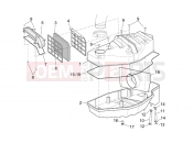 APRILIA SCARABEO 2000 Scarabeo 125-150-200 (Rotax) FRAME » New version air box