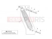 APRILIA SCARABEO 2000 Scarabeo 125-150-200 (Rotax) FRAME » Rear shock absorber