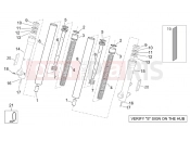 APRILIA SCARABEO 2000 Scarabeo 125-150-200 (Rotax) FRAME » Showa front fork - Hubs, sleeves