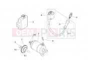 APRILIA SCARABEO 2000 Scarabeo 125-150-200 (Rotax) ENGINE » Starter motor