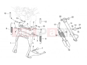 APRILIA SCARABEO 2003 Scarabeo 125-150-200 (Rotax) FRAME » Central stand