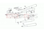 MOTOGUZZI California Jackal 1100 Exhaust unit
