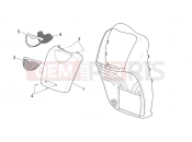 APRILIA SCARABEO 2003 Scarabeo 125-150-200 (Rotax) FRAME » Front body  -  Front cover