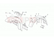 MOTOGUZZI California Jackal 1100 Front/Rear mudguard