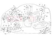 APRILIA SCARABEO 2003 Scarabeo 125-150-200 (Rotax) FRAME » Fuel tank - USA