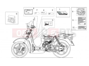 APRILIA SCARABEO 2003 Scarabeo 125-150-200 (Rotax) FRAME » Plate set and handbooks