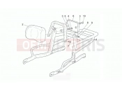 MOTOGUZZI California Jackal 1100 Optional tilting luggage rack