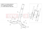 APRILIA SCARABEO 2004 Scarabeo 125-150-200 (Rotax) FRAME » Front fork - Stem base