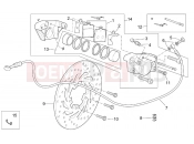 APRILIA SCARABEO 2004 Scarabeo 125-150-200 (Rotax) FRAME » Rear caliper