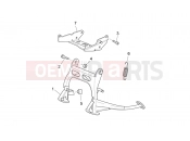 APRILIA SCARABEO 2007 Scarabeo 125-200 Light FRAME » Central stand
