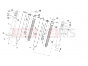 APRILIA SCARABEO 2007 Scarabeo 125-200 Light FRAME » Fork II