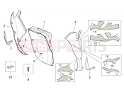 APRILIA SCARABEO 2007 Scarabeo 125-200 Light FRAME » Front body - Front shield