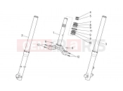 APRILIA SCARABEO 2007 Scarabeo 125-200 Light FRAME » Front fork I