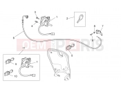 APRILIA SCARABEO 2007 Scarabeo 125-200 Light FRAME » Lock hardware kit
