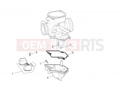 APRILIA SCARABEO 2009 Scarabeo 125-200 Light ENGINE » Carburettor III
