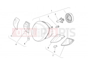 APRILIA SCARABEO 2009 Scarabeo 125-200 Light FRAME » Headlight