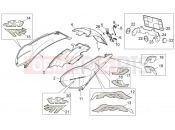 APRILIA SCARABEO 2009 Scarabeo 125-200 Light FRAME » Rear body I