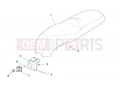 APRILIA SCARABEO Scarabeo 125-200 Light FRAME » Saddle unit