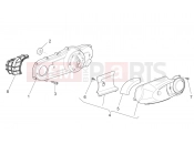 APRILIA SCARABEO Scarabeo 125-200 Light ENGINE » Variator cover
