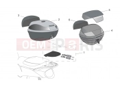 APRILIA SCARABEO 2006 Scarabeo 400-492-500 Light ACCESSORIES » Acc. - Top/cases I