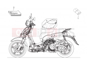 APRILIA SCARABEO 2006 Scarabeo 400-492-500 Light FRAME » Completing part