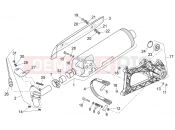 APRILIA SCARABEO 2006 Scarabeo 400-492-500 Light FRAME » Exhaust unit