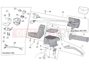 APRILIA SCARABEO 2006 Scarabeo 400-492-500 Light FRAME » LH Controls