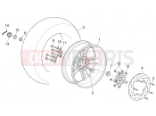 APRILIA SCARABEO 2006 Scarabeo 400-492-500 Light FRAME » Rear wheel