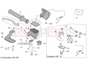 APRILIA SCARABEO 2006 Scarabeo 400-492-500 Light FRAME » RH controls