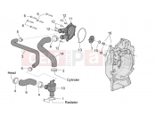 APRILIA SCARABEO 2006 Scarabeo 400-492-500 Light ENGINE » Water pump