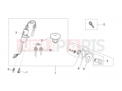 MOTOGUZZI California Vintage/Royal Hashemite Court 1100 Lock hardware kit