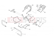MOTOGUZZI California Vintage/Royal Hashemite Court 1100 Luggage rack-Cases bracket