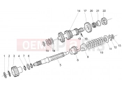 MOTOGUZZI California Vintage/Royal Hashemite Court 1100 Primary gear shaft