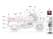 MOTOGUZZI California Vintage/Royal Hashemite Court 1100 Plate set-decal-op.handbooks