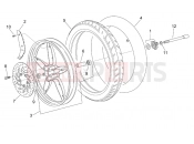 APRILIA SCARABEO 2002 Scarabeo 50 2T (Minarelli) FRAME » Front wheel