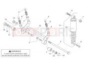 APRILIA SCARABEO 2002 Scarabeo 50 2T (Minarelli) FRAME » R.shock absorber-connect. Rod