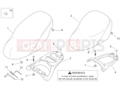 APRILIA SCARABEO 2002 Scarabeo 50 2T (Minarelli) FRAME » Seat - Carrier